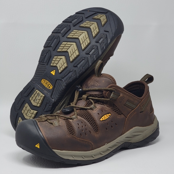 KEEN Utility Regen Soft Toe Brown Work Shoes Mens Size 13 EE ASTM F2413-18  SD35
